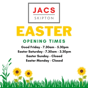 JACS Skipton Easter Opening Times